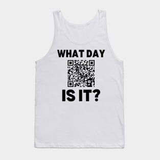 It is Wednesday My Dudes QR Code Tank Top